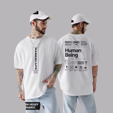 Human Being Oversized Graphic T-Shirt