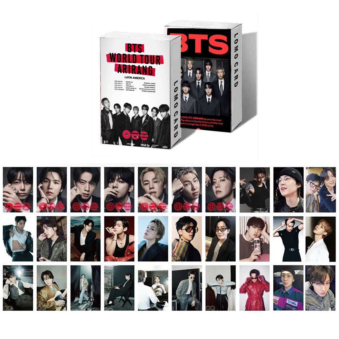 BTS World Tour Arirang Lomo Card Set – Premium K-Pop Photo Cards