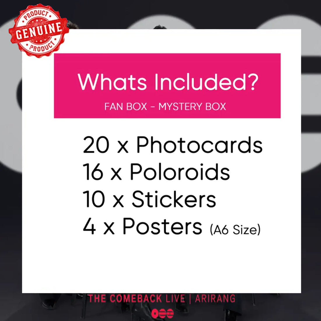 BTS Arirang World Tour Fan Box – Mystery Box